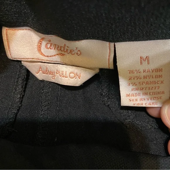 46. Candie's Elegant Black Trousers - Picture 4 of 9